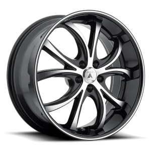 Asanti Black – ABL-8 ELEKTRA – Black – 20″x8.5″ 38mm – Summer Wheels – ABL8-20855238MB